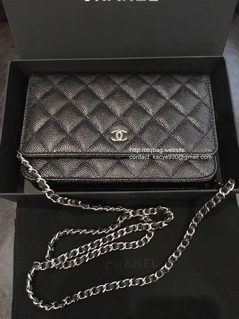 chanel wallet on chain caviar 2017